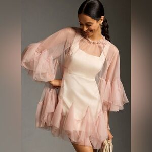 Anthropologie Mini Tulle Layer